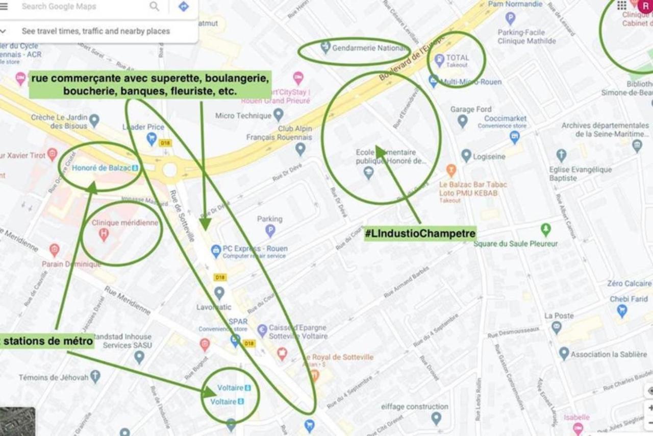 #Lindustriochampetre Free Parking, Bien Situe, Spacieux, Proche Clinique Руан Экстерьер фото